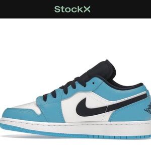 Nike Air Jordan 1 Low Sky Blue and White
